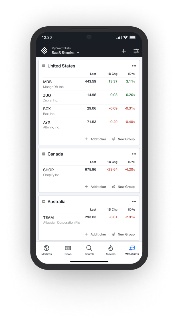 Koyfin mobile app for stock analysis. Stay up to date on the move